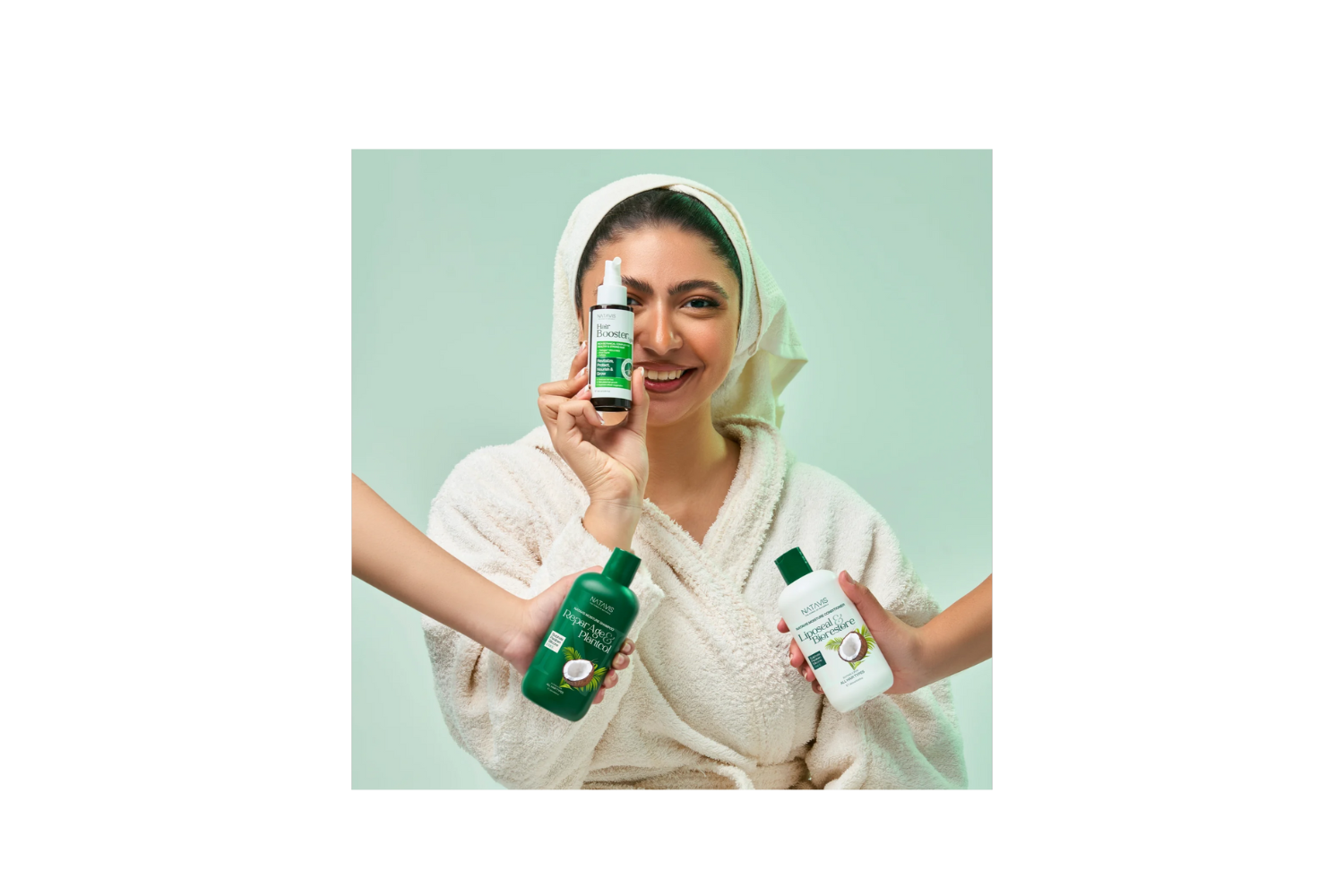 Gentle Shampoo for Hair: Hydrating Formula for Dry Scalp and All Hair Types Natavis