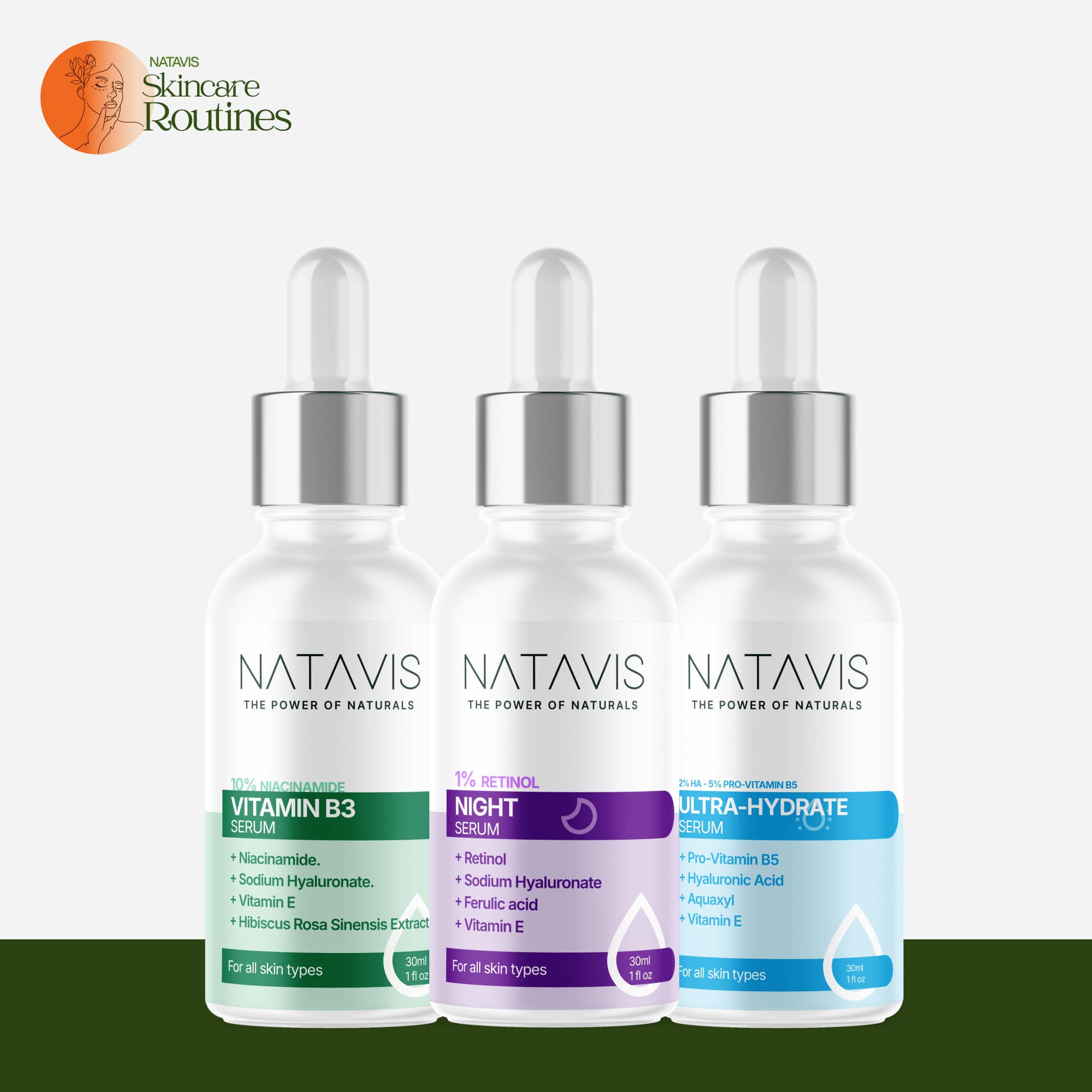 Enlarged Pores Skin Routine (Oily Skin) Natavis